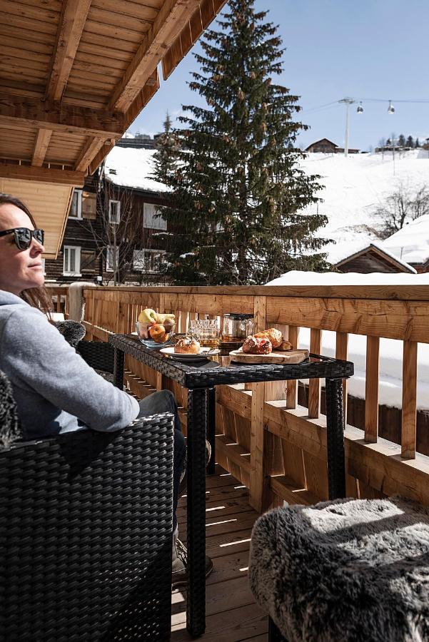 Spacieux Duplex Avec Vue La Clusaz Eksteriør bilde
